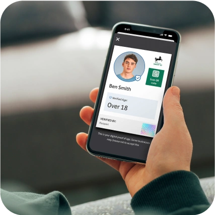 User using Lloyds Bank Smart ID